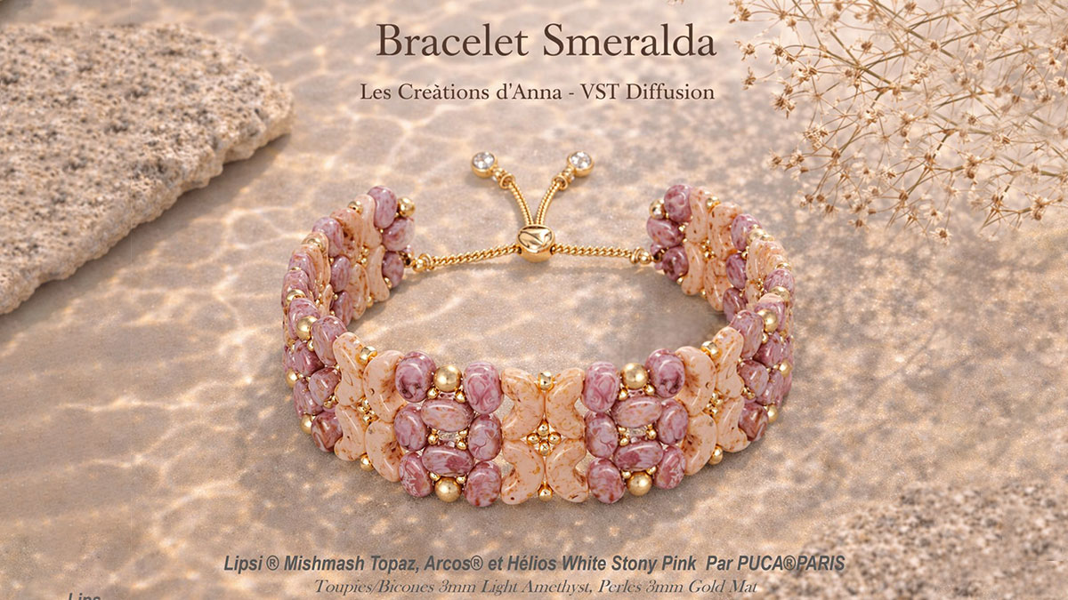 Bracciale Smeralda di Les créations d'Anna Bracciale Smeralda di Les créations d'Anna