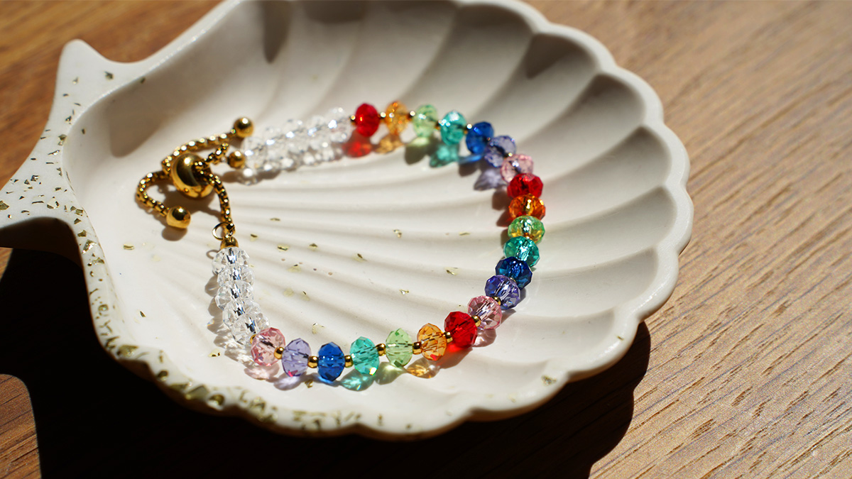 Bracciale in cristallo Swarovski multicolore Bracciale in cristallo Swarovski multicolore