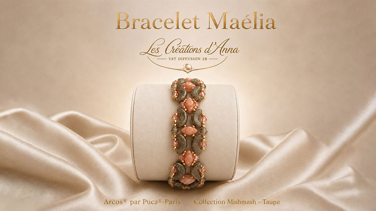 Braccialetto Maelia di Les créations d'Anna® Braccialetto Maelia di Les créations d'Anna®